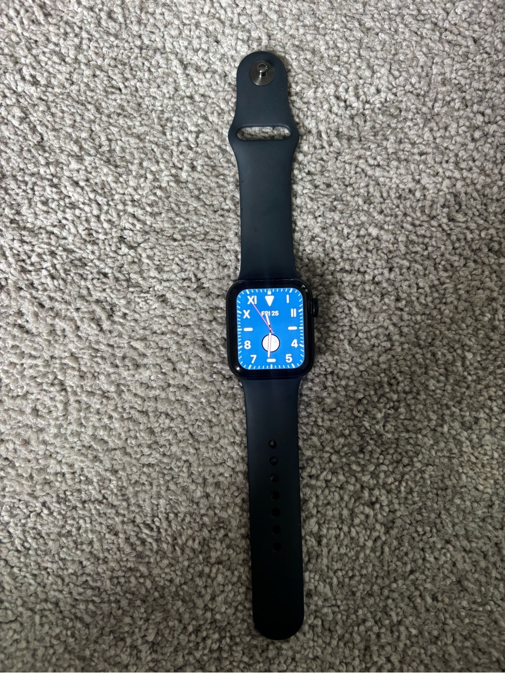 Black Smartwatch with Blue Display - Premium Everyday Wear